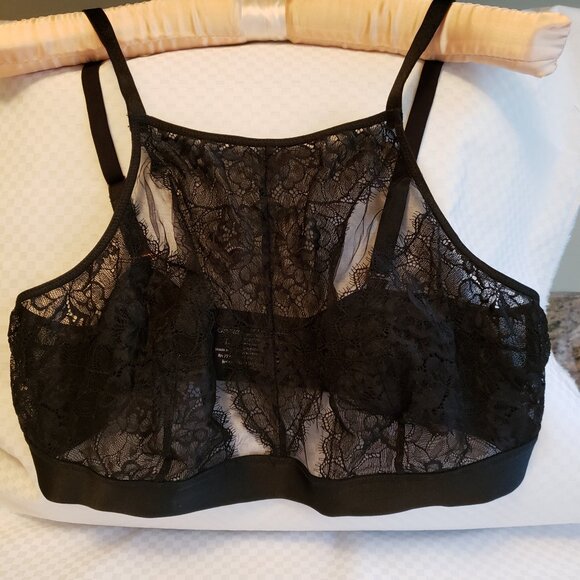 Soma Intimates and Sleepwear Crossover Lace Bralette - Size: L - Picture 2 of 16
